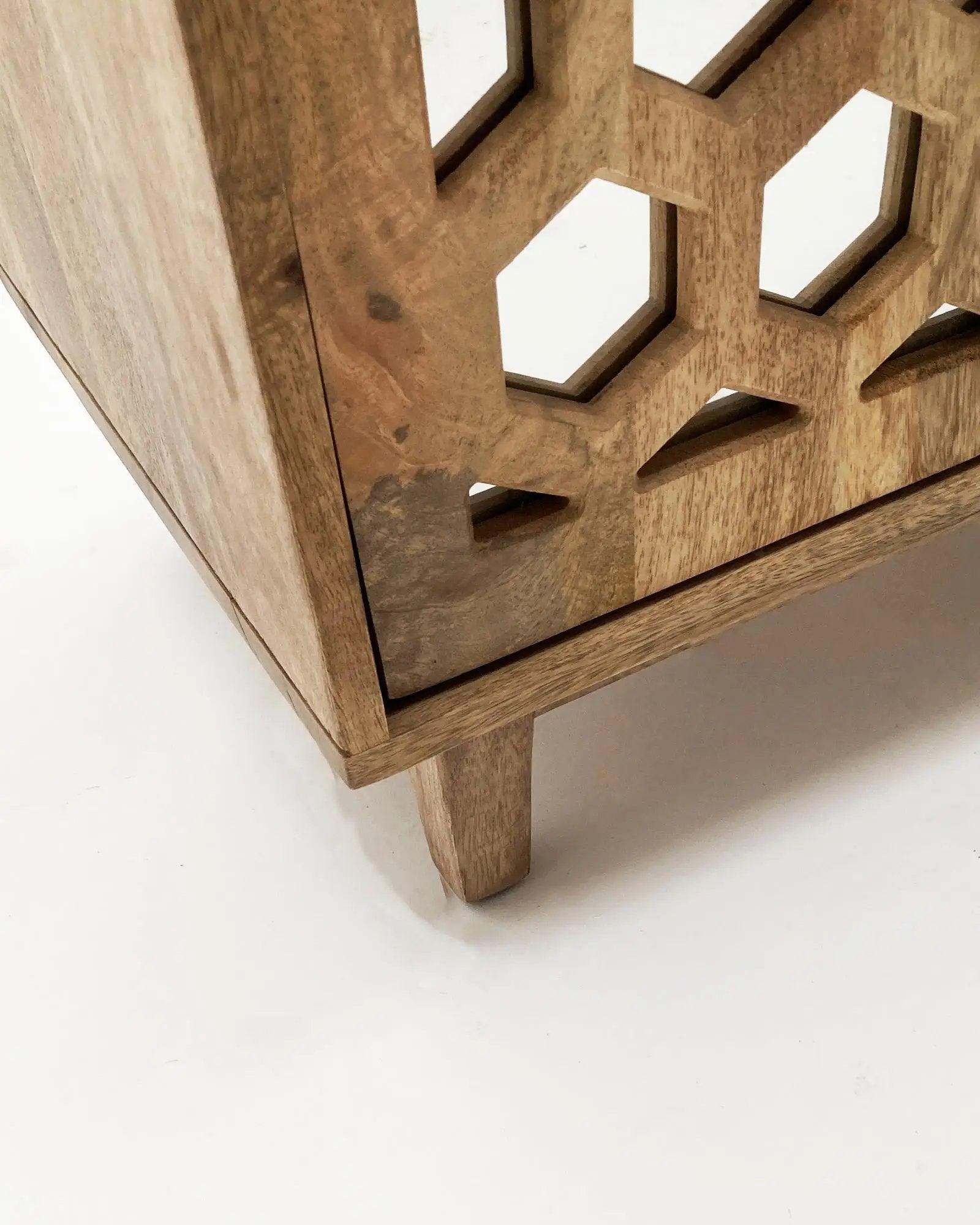 Credenza in legno e specchio a 3 ante scorrevoli Modern Light 175 cm - OrchideaMilano1981