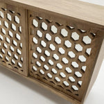 Credenza in legno e specchio a 3 ante scorrevoli Modern Light 175 cm - OrchideaMilano1981