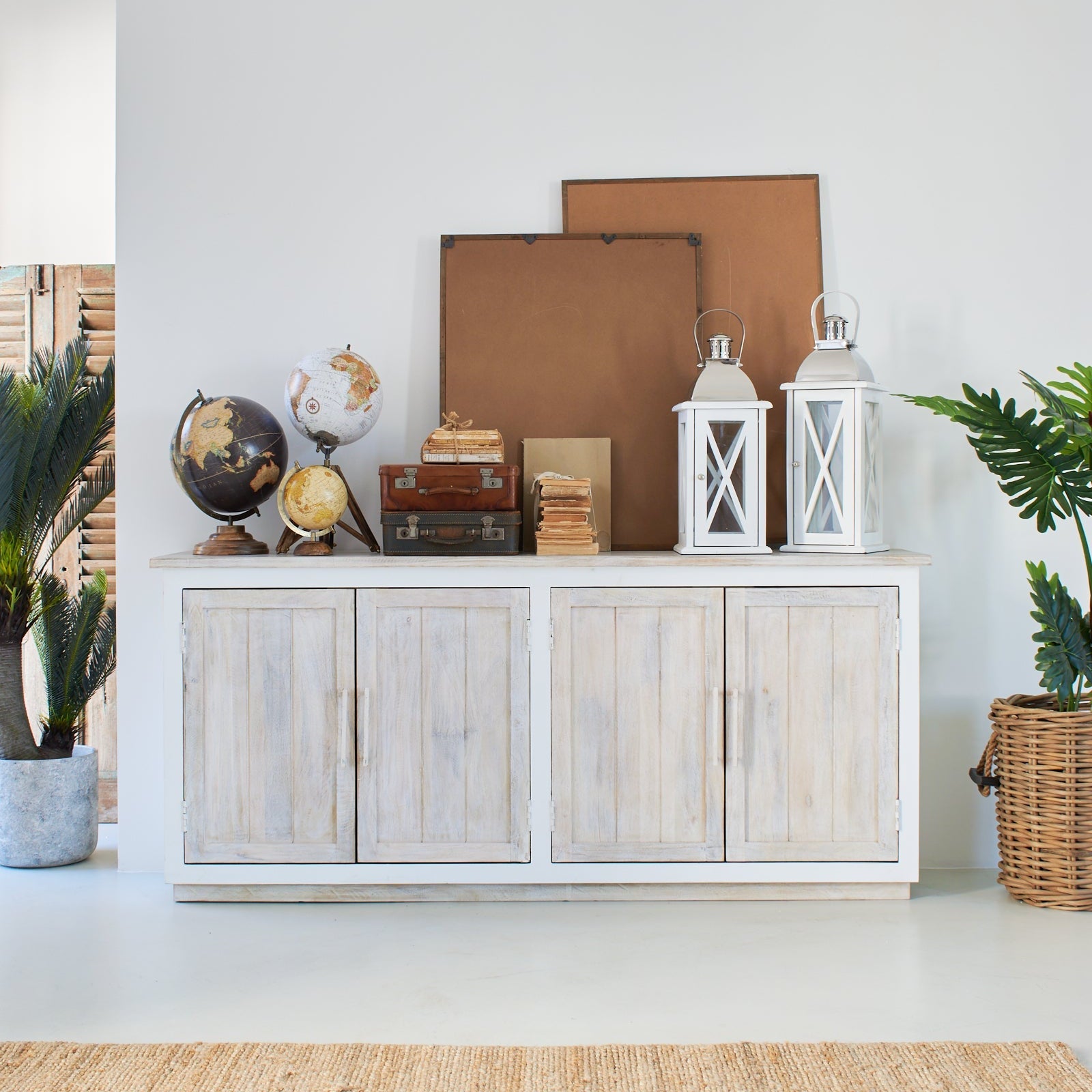 Credenza 4 ante in legno Antigua - OrchideaMilano1981