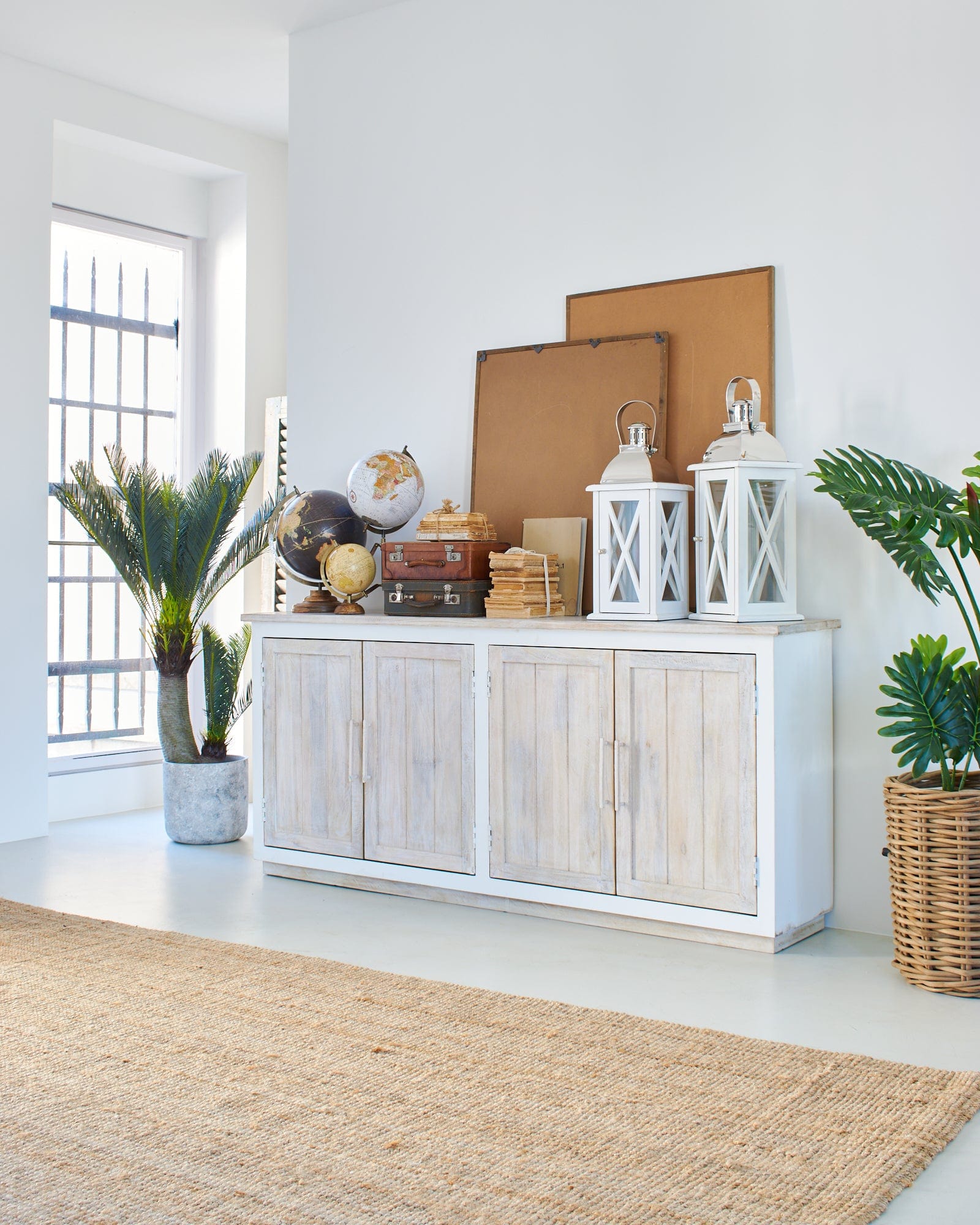 Credenza 4 ante in legno Antigua - OrchideaMilano1981