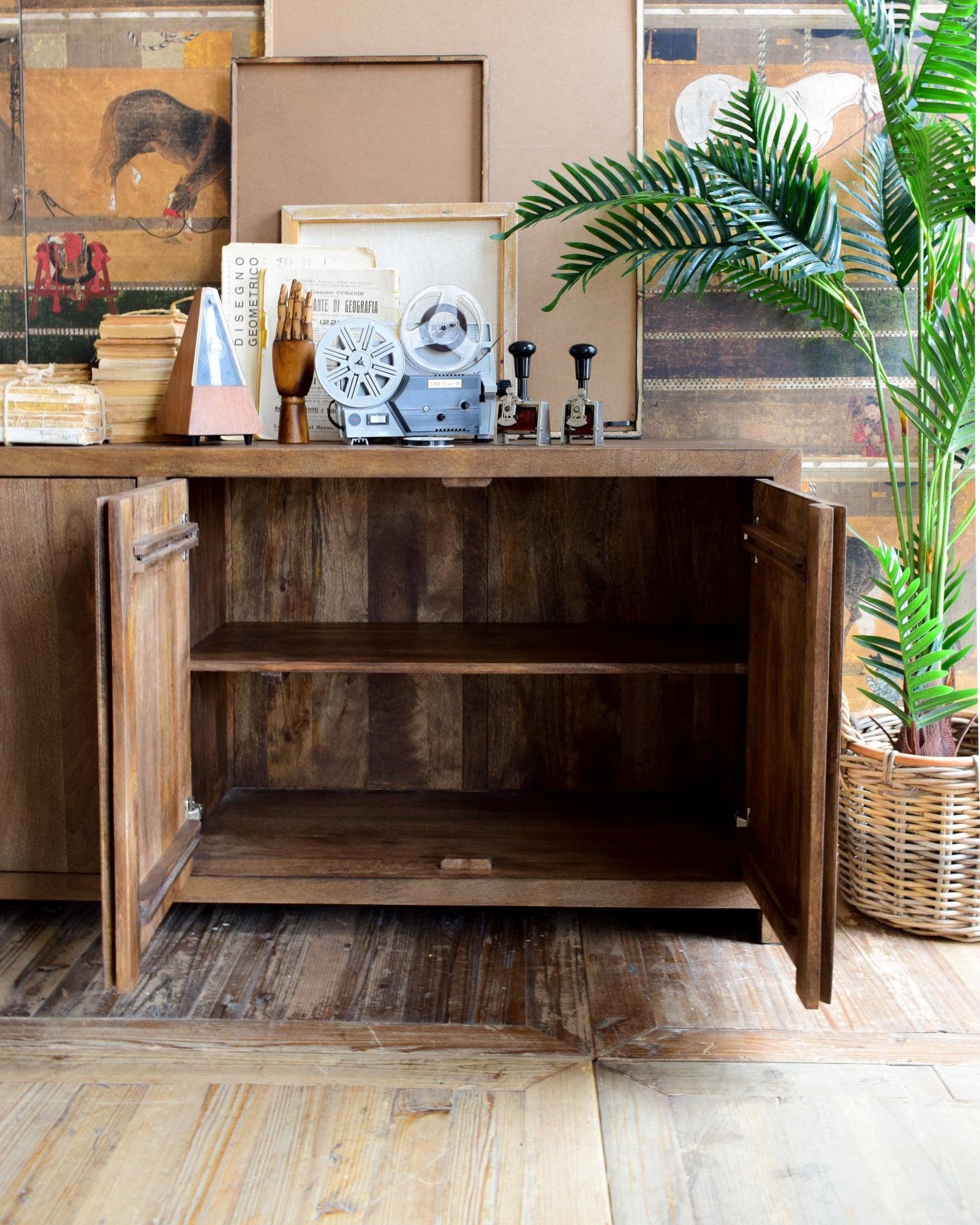 Credenza 4 ante in legno Terra - OrchideaMilano1981