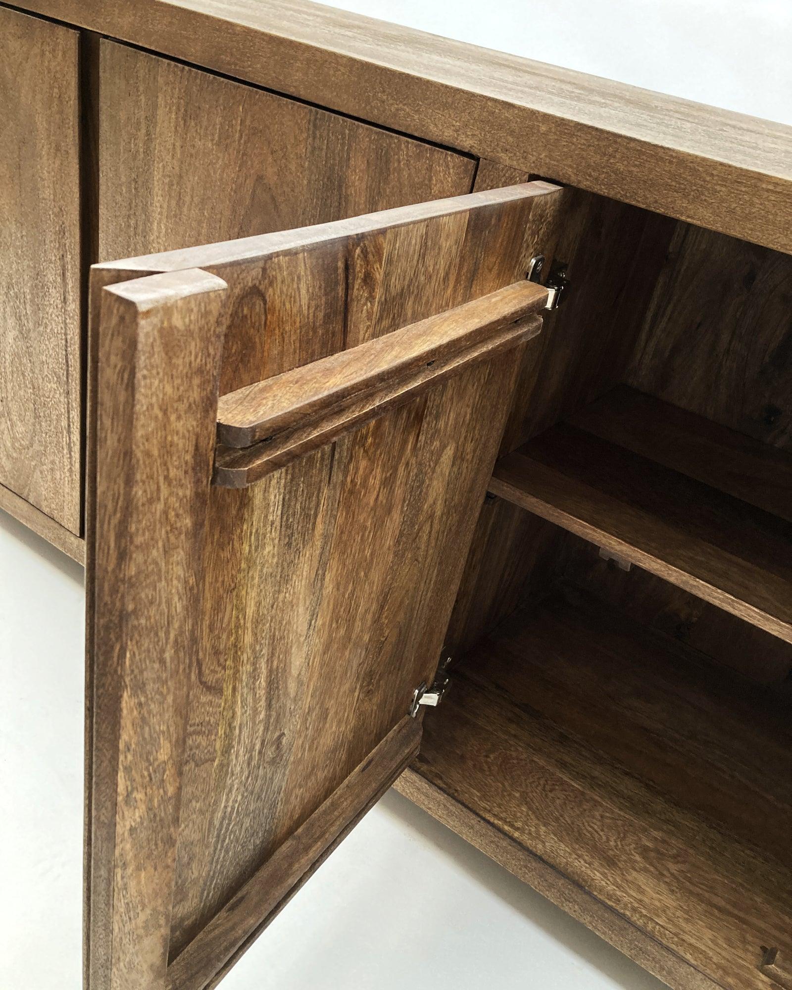 Credenza 4 ante in legno Terra - OrchideaMilano1981