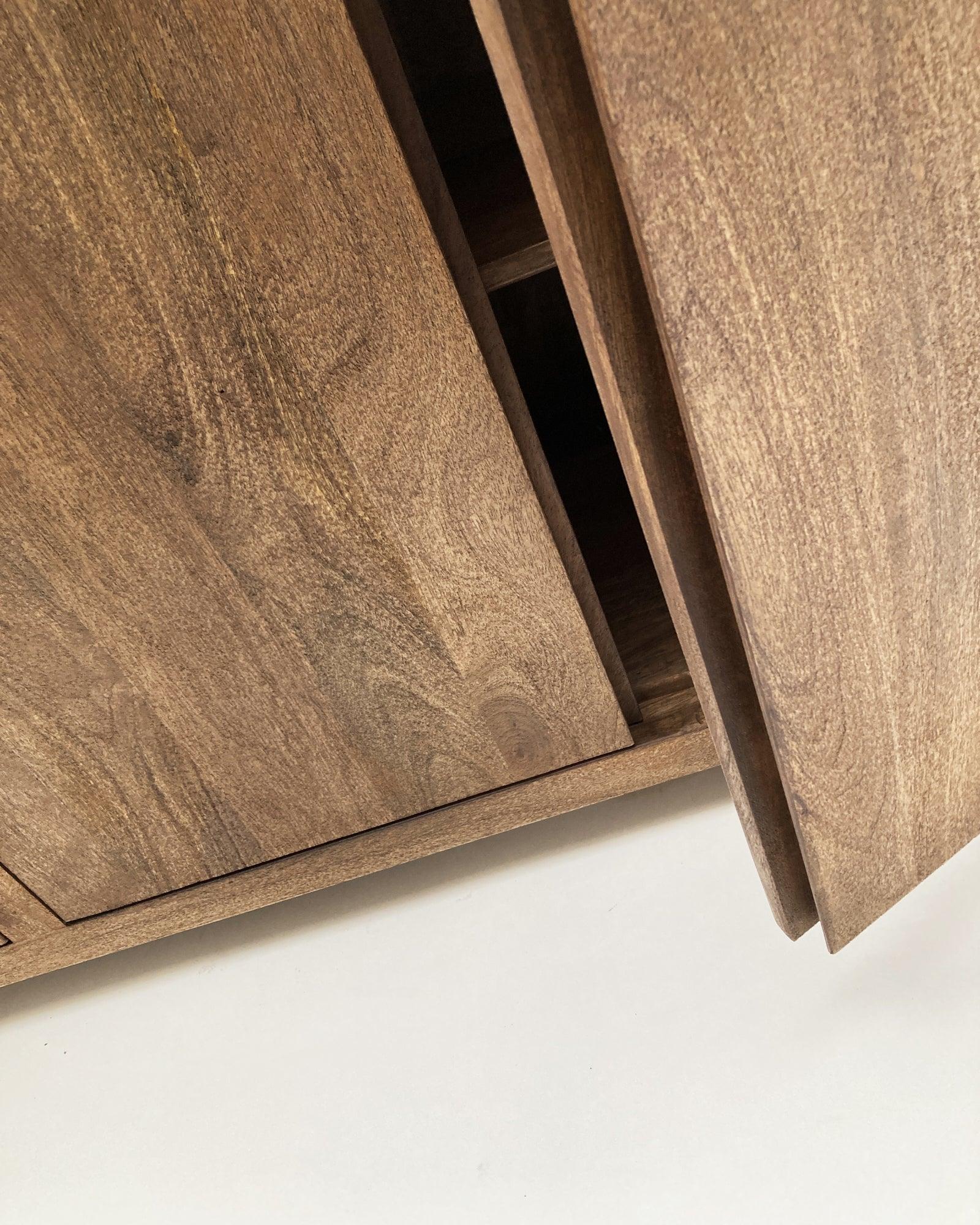 Credenza 4 ante in legno Terra - OrchideaMilano1981