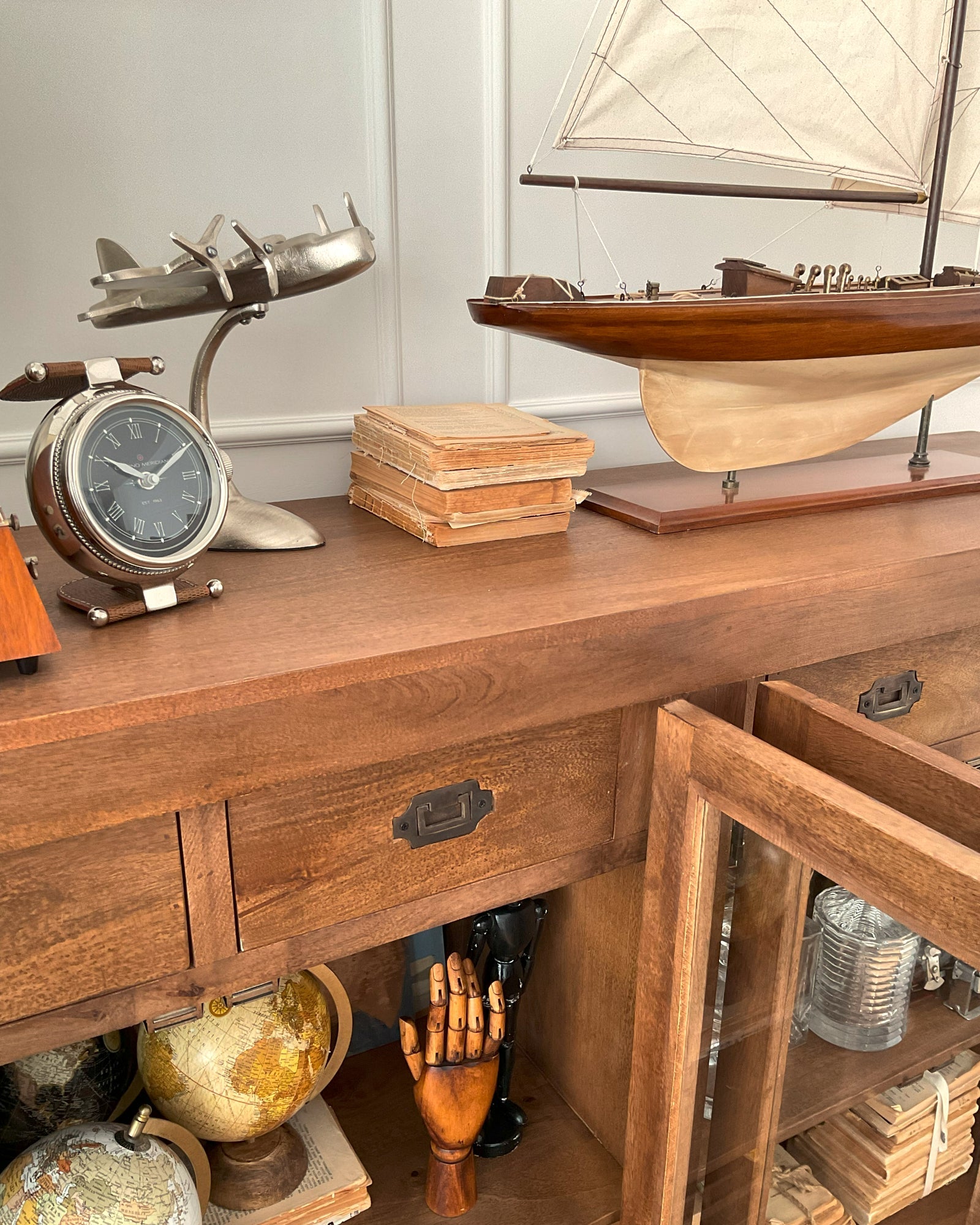 Credenza a vetri Bistrot - OrchideaMilano1981