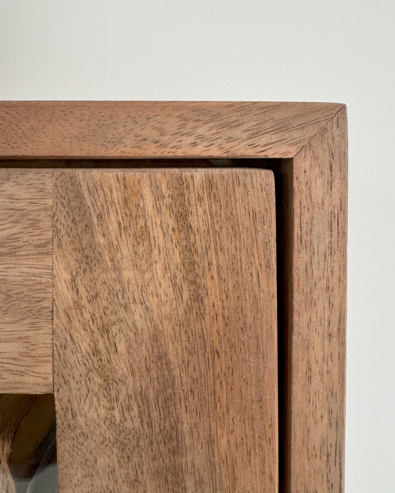 Credenza a vetri in legno e ferro Skyline Orchidea Milano 1981