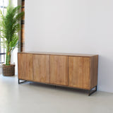 Credenza in legno e ferro Skyline Orchidea Milano 1981