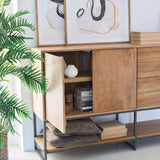 Credenza in legno e ferro Skyline Orchidea Milano 1981