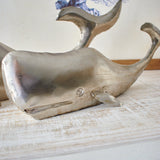 Decorazioni in ferro Balena Silver Style set da 2 Orchidea Milano 1981