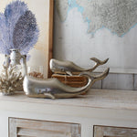 Decorazioni in ferro Balena Silver Style set da 2 - OrchideaMilano1981