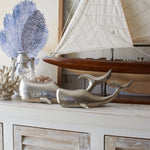 Decorazioni in ferro Balena Silver Style set da 2 - OrchideaMilano1981
