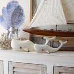Decorazioni in ferro Balena White Style set da 2 - OrchideaMilano1981