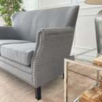 Divano 2 posti in tessuto Library Dark Grey - OrchideaMilano1981