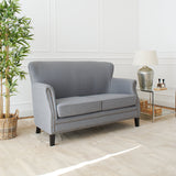 Divano 2 posti in tessuto Library Dark Grey - OrchideaMilano1981