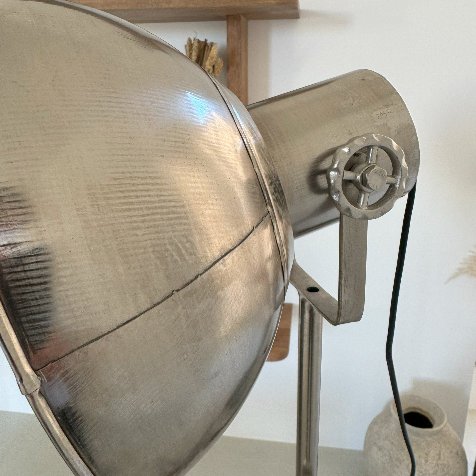 Lampada da terra in ferro Silver Antique - OrchideaMilano1981