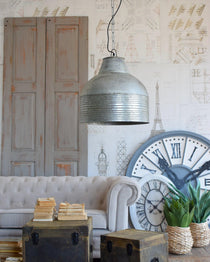 Lampadario in stile industriale in ferro Rabat - OrchideaMilano1981