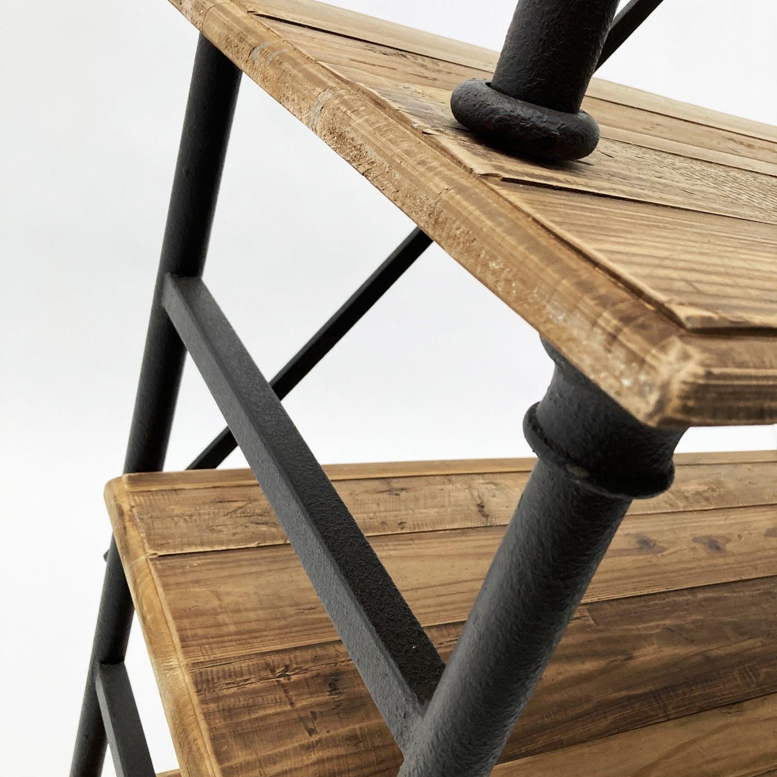 Libreria industriale in legno e ferro Boulangerie 115 cm - OrchideaMilano1981