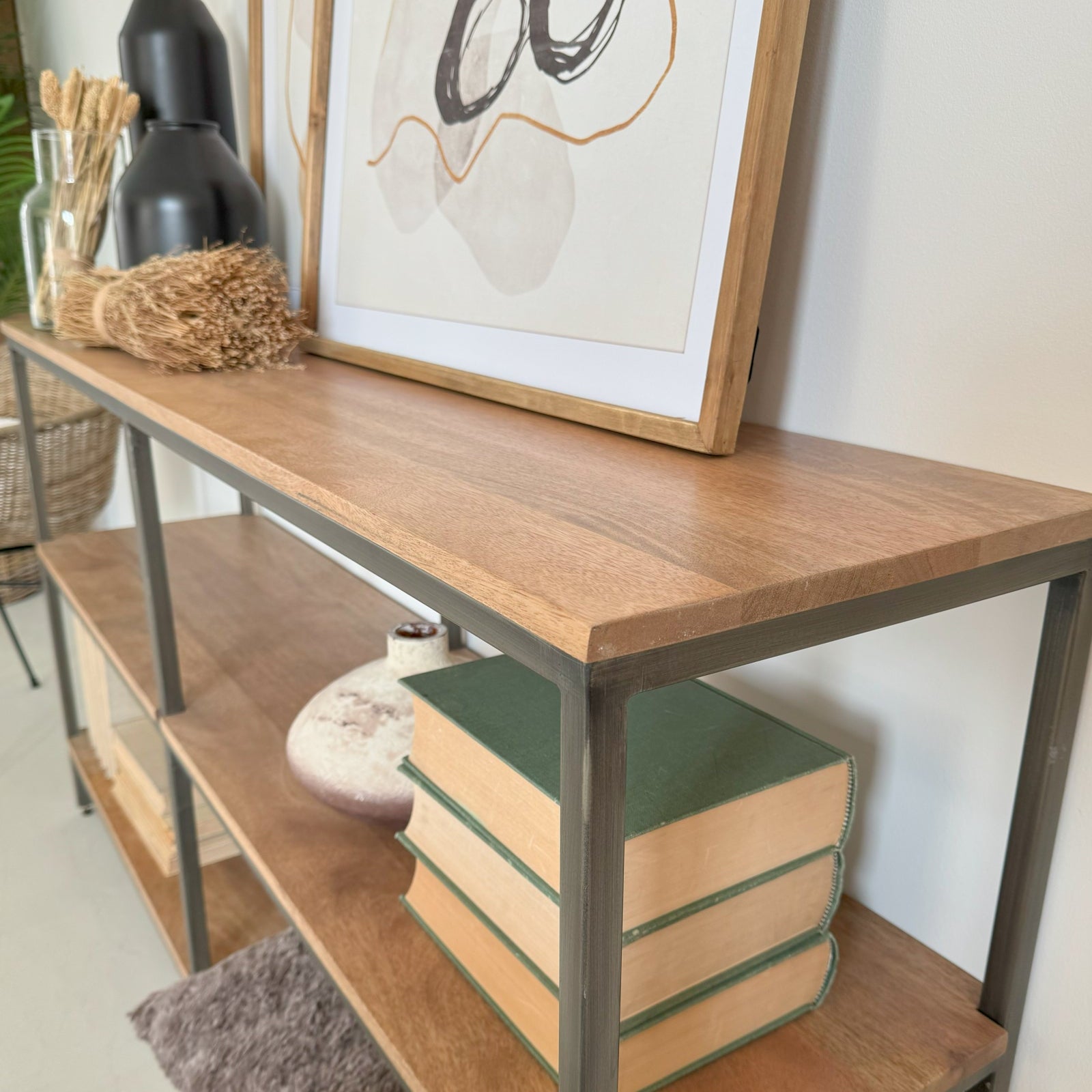 Libreria in legno e ferro Skyline 150 cm - OrchideaMilano1981