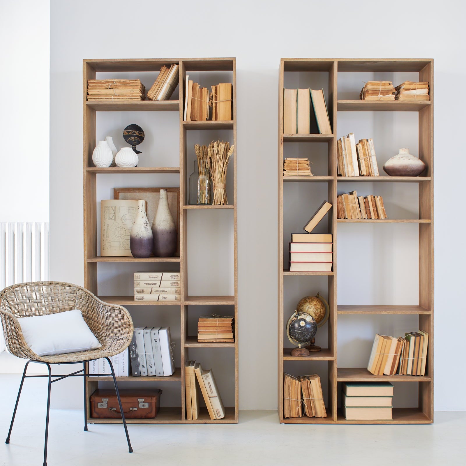 Libreria modulare in legno Skyline 80 cm - OrchideaMilano1981