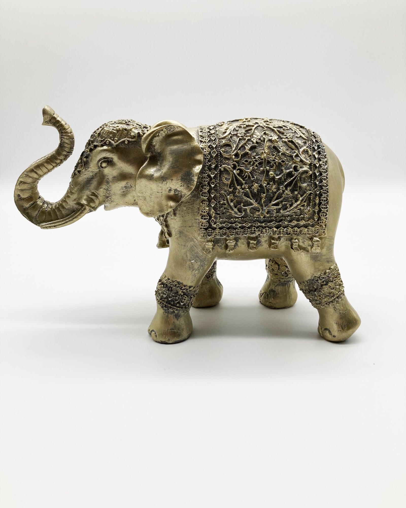 OGGETTO DECORATIVO ELEFANTE GOLDEN AGE - OrchideaMilano1981