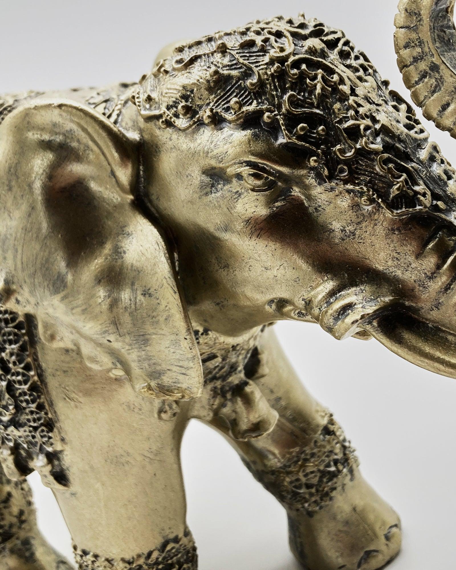 OGGETTO DECORATIVO ELEFANTE GOLDEN AGE - OrchideaMilano1981