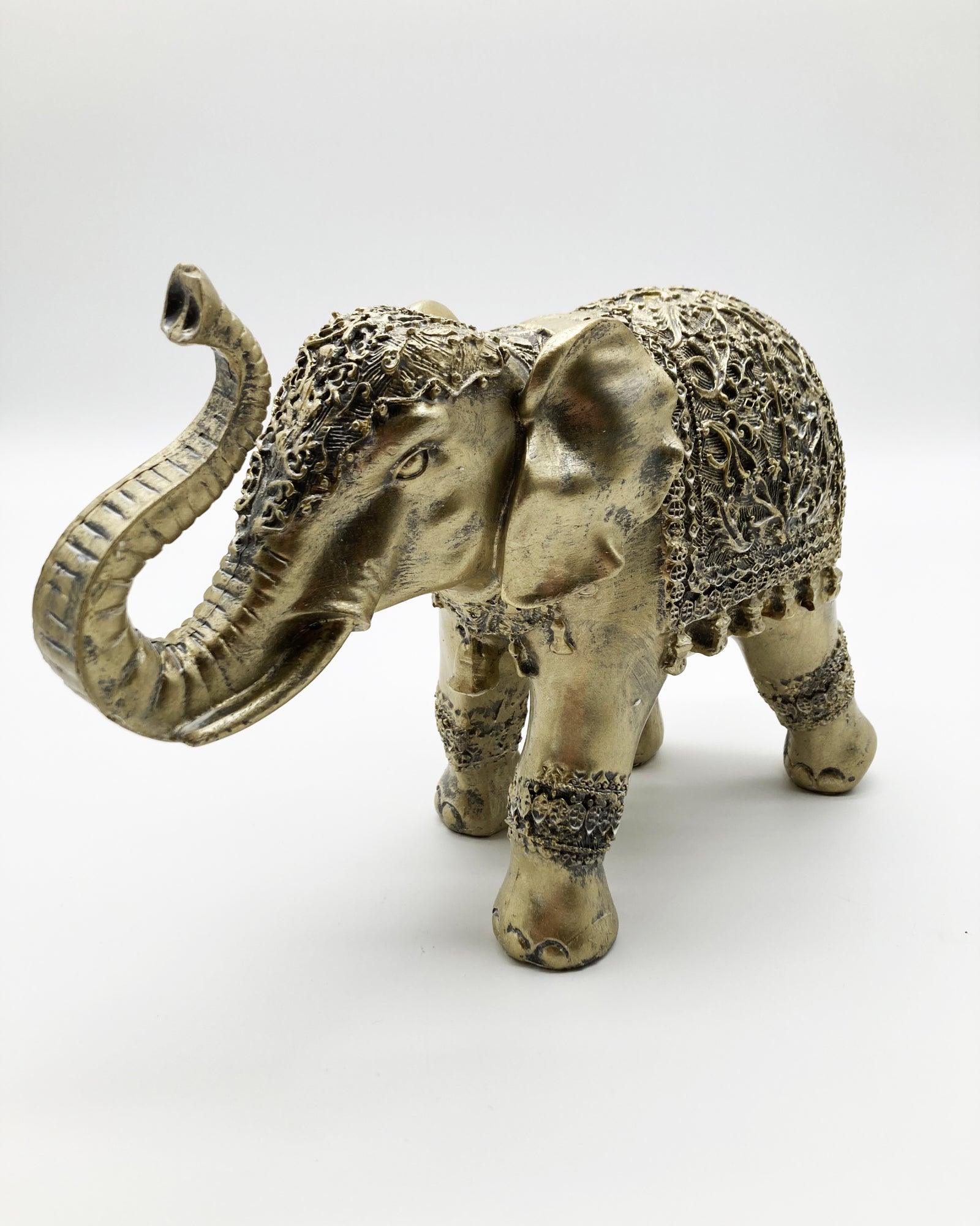 OGGETTO DECORATIVO ELEFANTE GOLDEN AGE - OrchideaMilano1981
