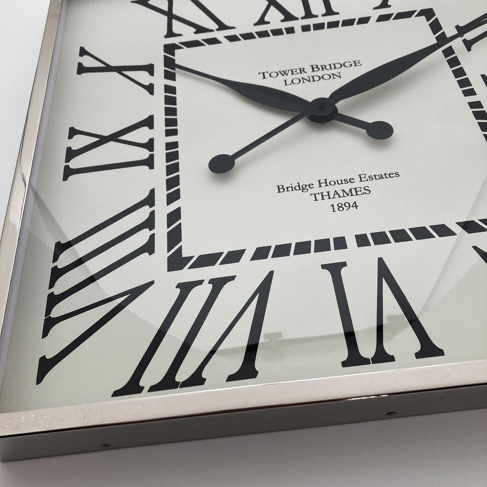 Orologio da parete in alluminio cromato Grand Central - OrchideaMilano1981