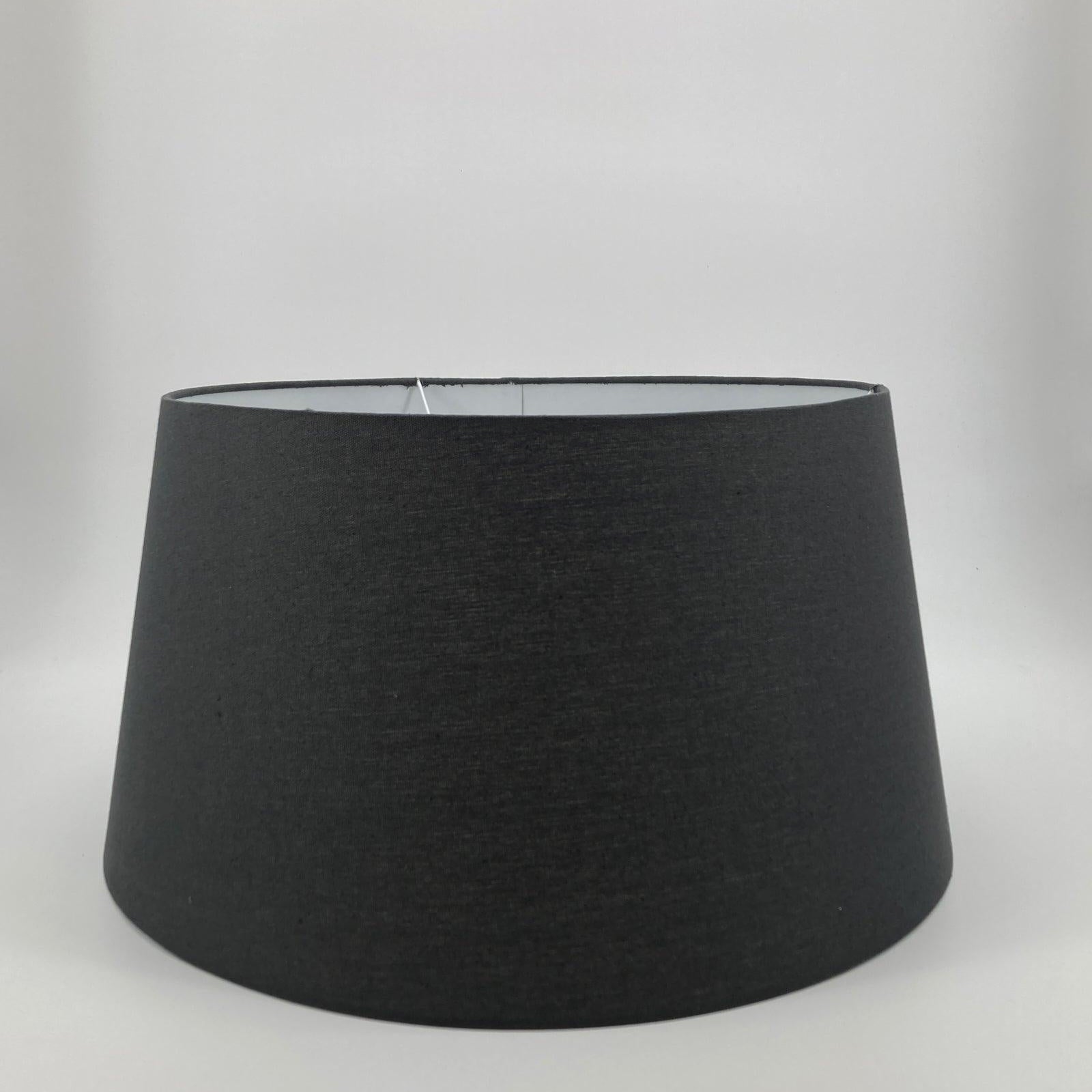 Paralume impero in tessuto Dark Grey 55 cm set di 4 - OrchideaMilano1981