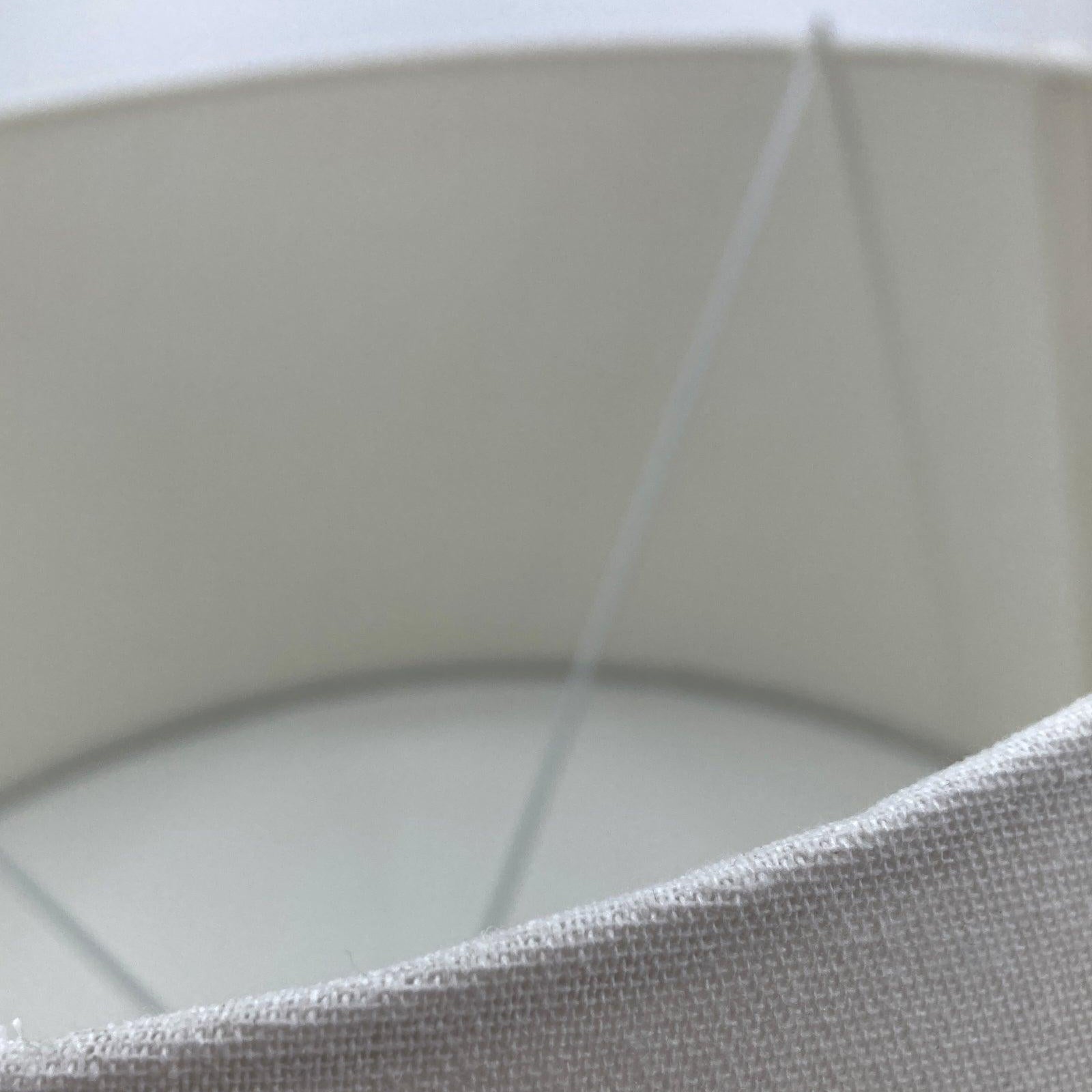 Paralume impero in tessuto White 50 cm set di 4 - OrchideaMilano1981