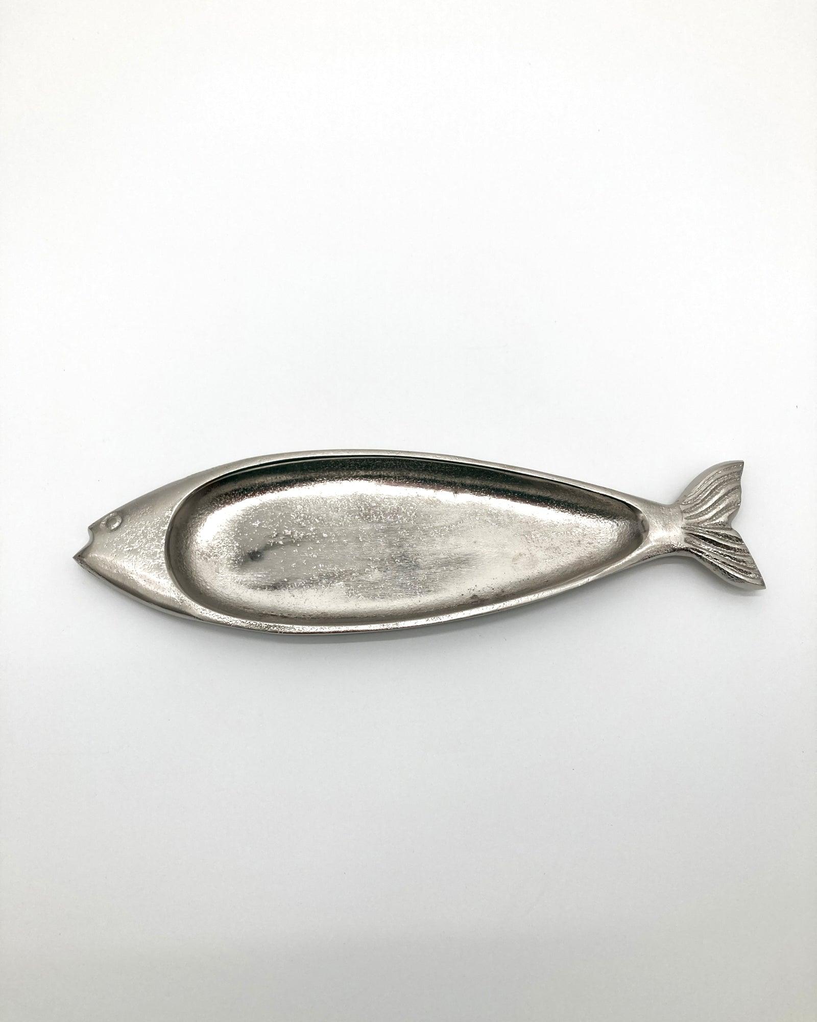 PIATTI FISH OLD METAL SET DA 2 - OrchideaMilano1981