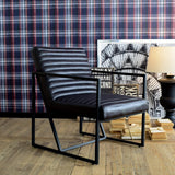 Poltrona in pelle e ferro Vintage Black - OrchideaMilano1981