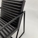 Poltrona in pelle e ferro Vintage Black - OrchideaMilano1981
