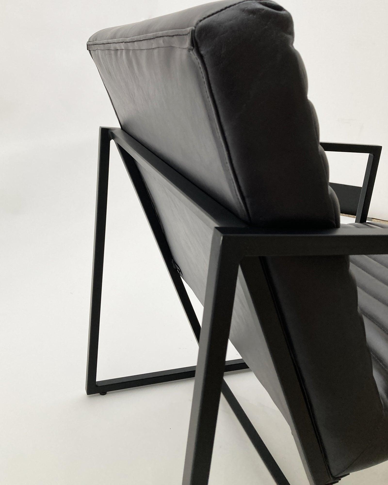 Poltrona in pelle e ferro Vintage Black - OrchideaMilano1981