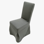 Sedia sfoderabile in tessuto di cotone Grey - OrchideaMilano1981