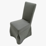 Sedia sfoderabile in tessuto di cotone Grey - OrchideaMilano1981