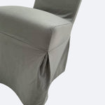 Sedia sfoderabile in tessuto di cotone Grey - OrchideaMilano1981