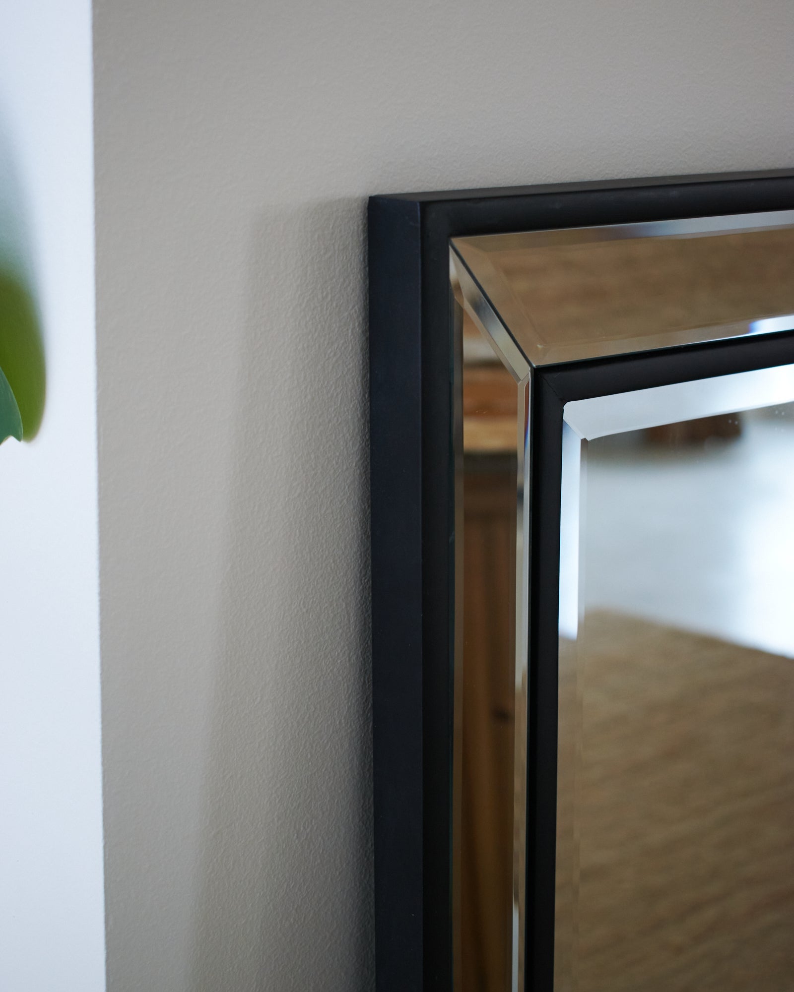 Specchiera con cornice a specchio e legno Living Style Edge - OrchideaMilano1981