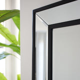 Specchiera con cornice in specchio e legno a figura intera Living Style Edge - OrchideaMilano1981