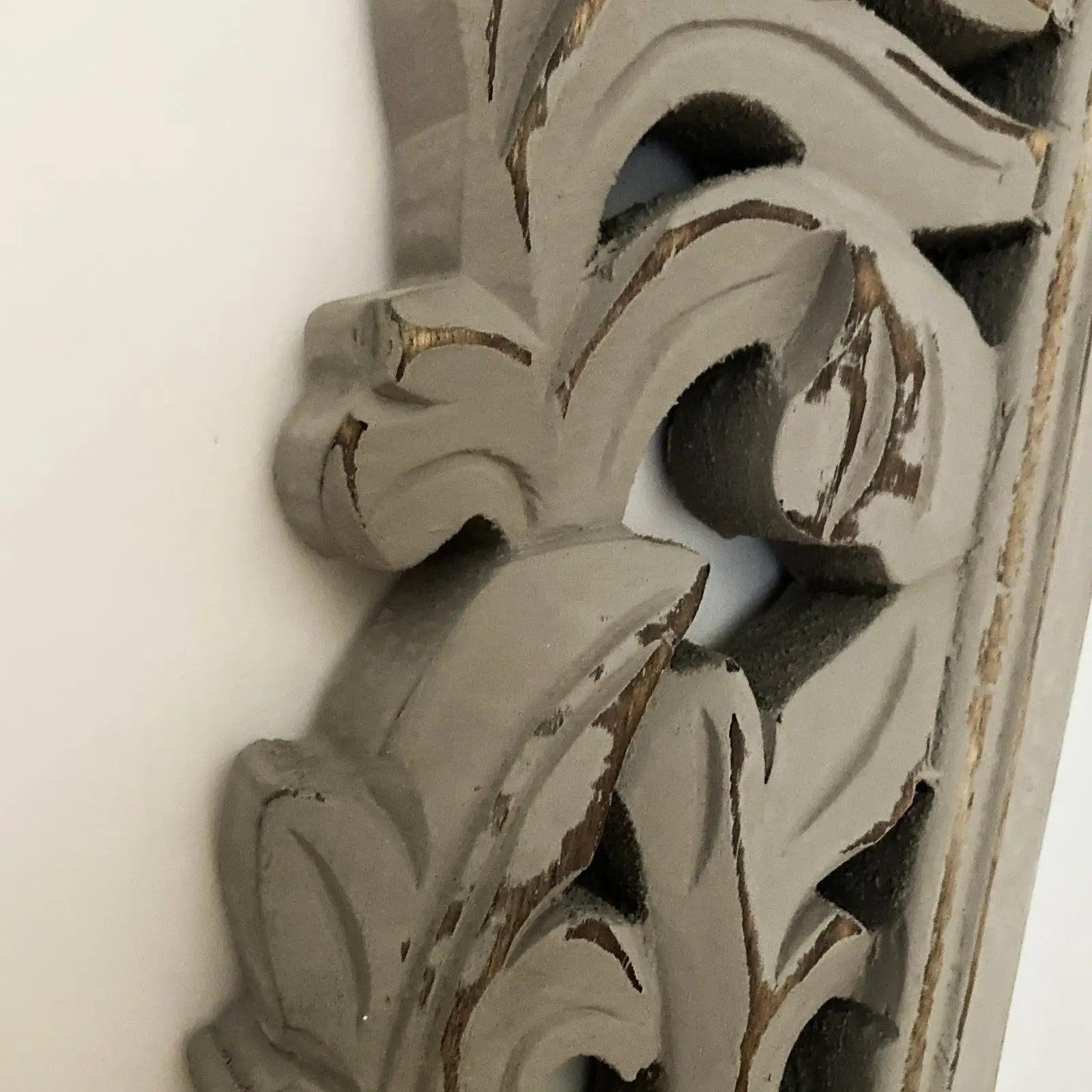 Specchiera da parete in legno Antique Grey - OrchideaMilano1981