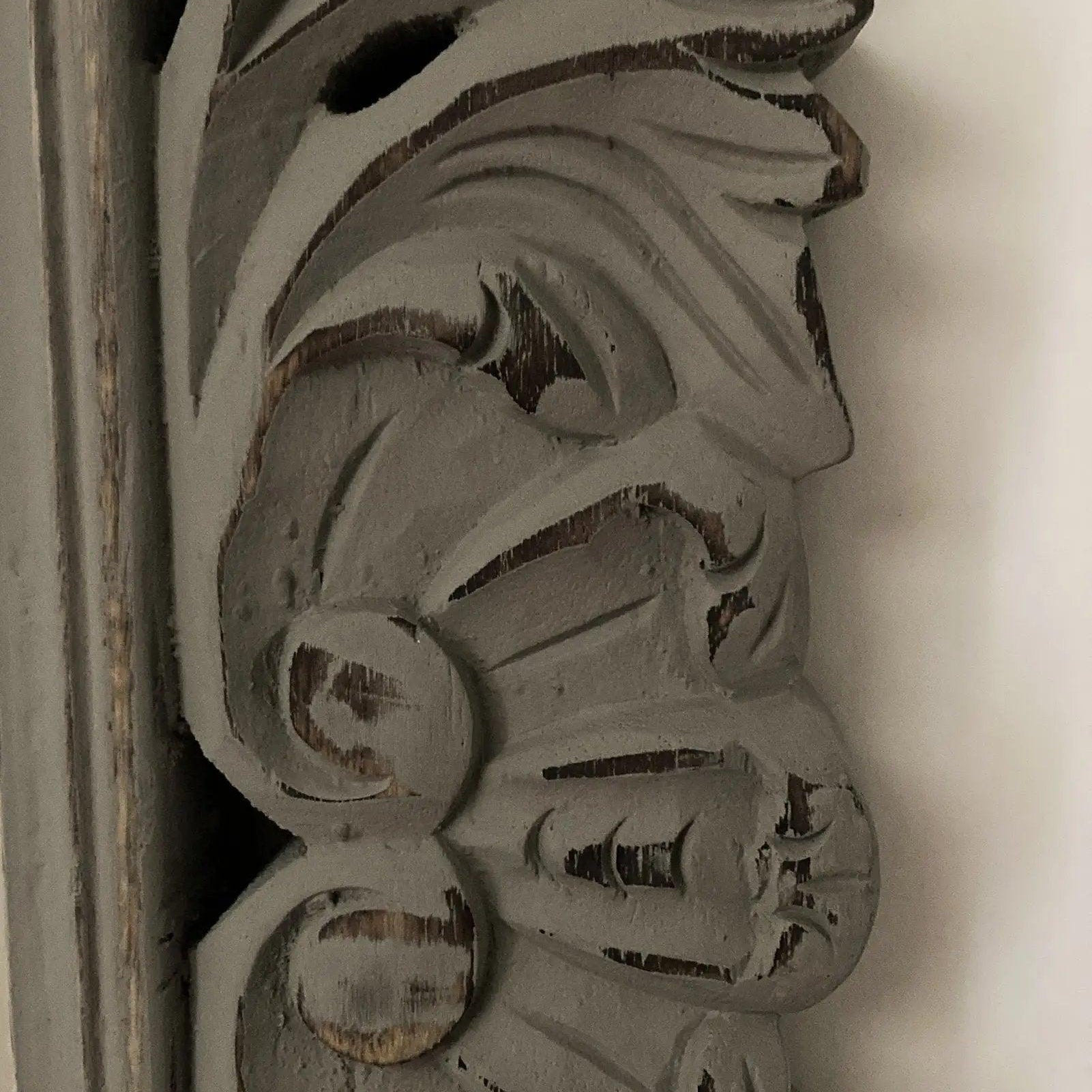Specchiera da parete in legno Antique Grey - OrchideaMilano1981