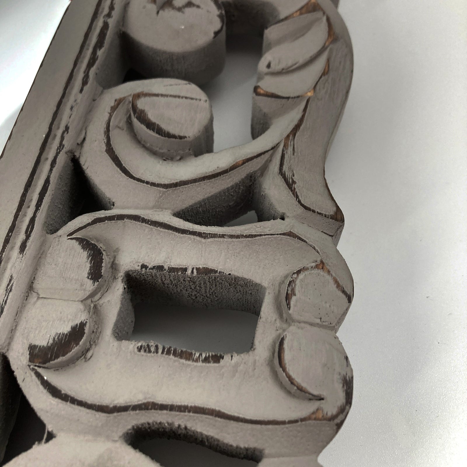 Specchiera a figura intera in legno Antique Grey - OrchideaMilano1981
