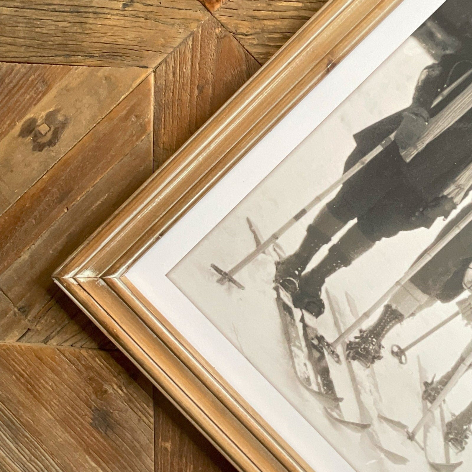 Stampa con cornice in legno Champoluc - OrchideaMilano1981