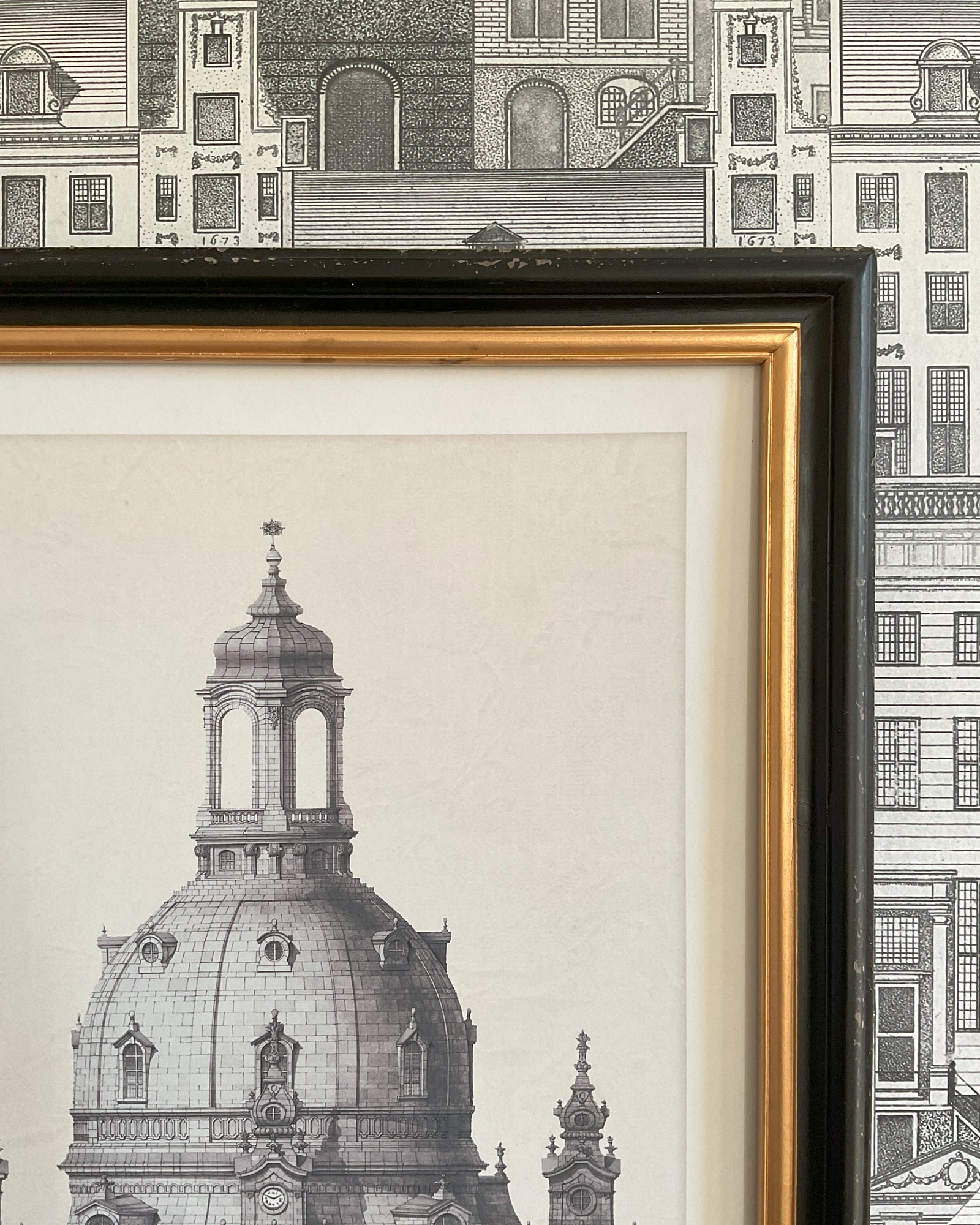 Stampe con cornice in legno Architectural set da 2 - OrchideaMilano1981