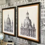 Stampe con cornice in legno Architectural set da 2 - OrchideaMilano1981
