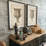 Stampe con cornice in legno Architectural set di 4 - OrchideaMilano1981