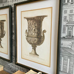 Stampe con cornice in legno Architectural set di 4 - OrchideaMilano1981