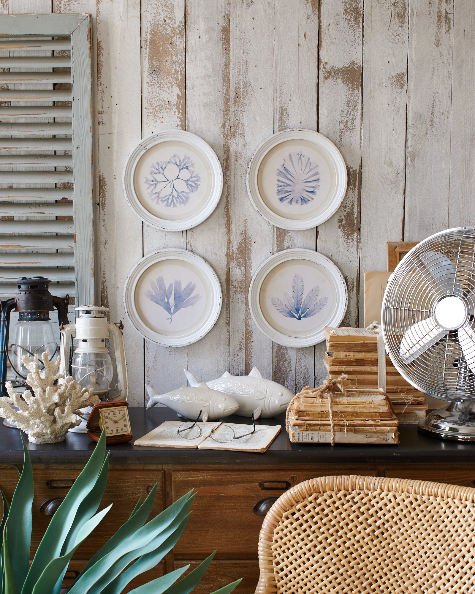 Stampe con cornice in legno Coastal Mood set da 4 - OrchideaMilano1981