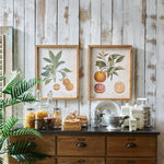 Stampe con cornice in legno Country Side set da 2 - OrchideaMilano1981