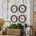 Stampe con cornice in legno Country Side set da 4 - OrchideaMilano1981