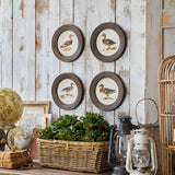 Stampe con cornice in legno Country Side set da 4 - OrchideaMilano1981
