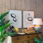 Stampe con cornice in legno Modern Living set da 2 - OrchideaMilano1981